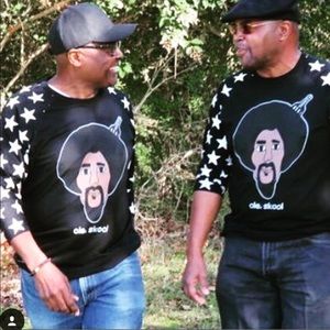 New Black mens baseball length sleeves tee S: med